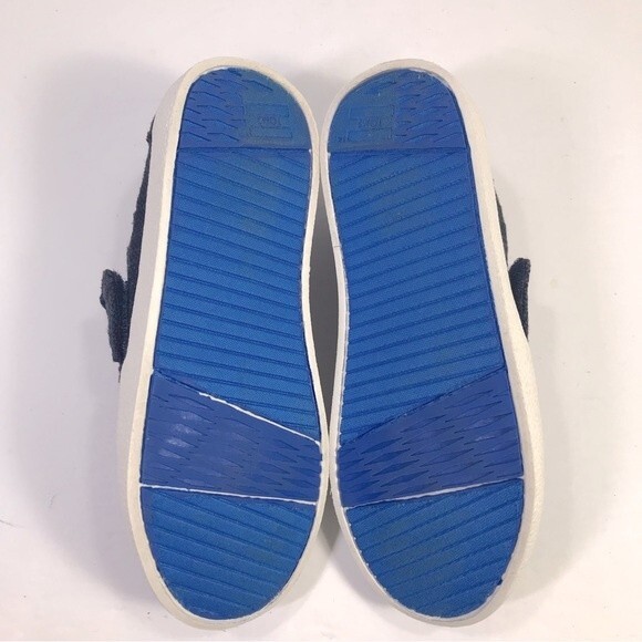 TOMS Youth Avalon Slip On Sneakers  / Navy & White / Shoe Size 10 T (Youth) - Picture 9 of 10